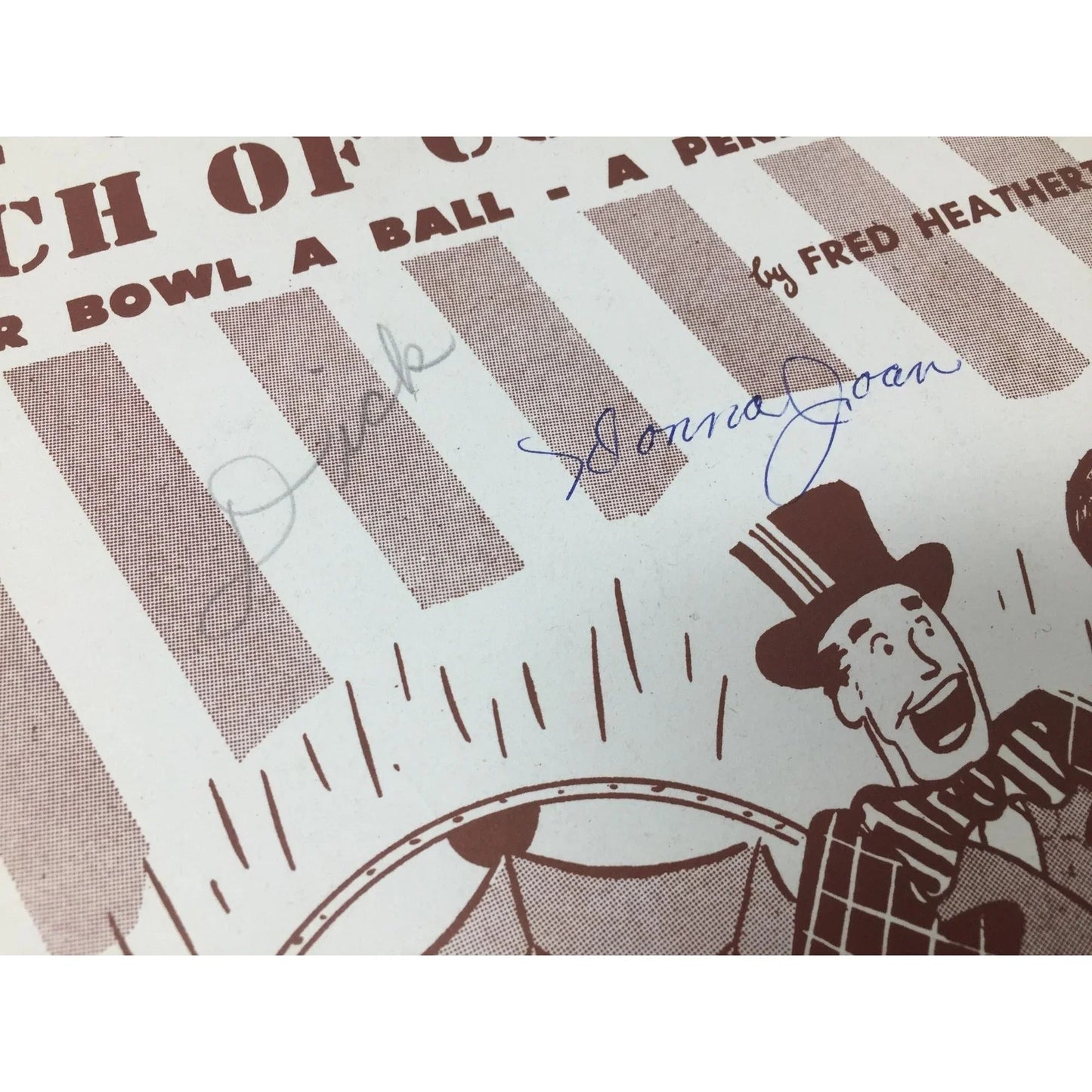 ''I've Got A Lovely Bunch Of Cocoanuts'' Vintage Sheet Music Book - A+ Stuff - SHEET MUSIC - A+ Stuff