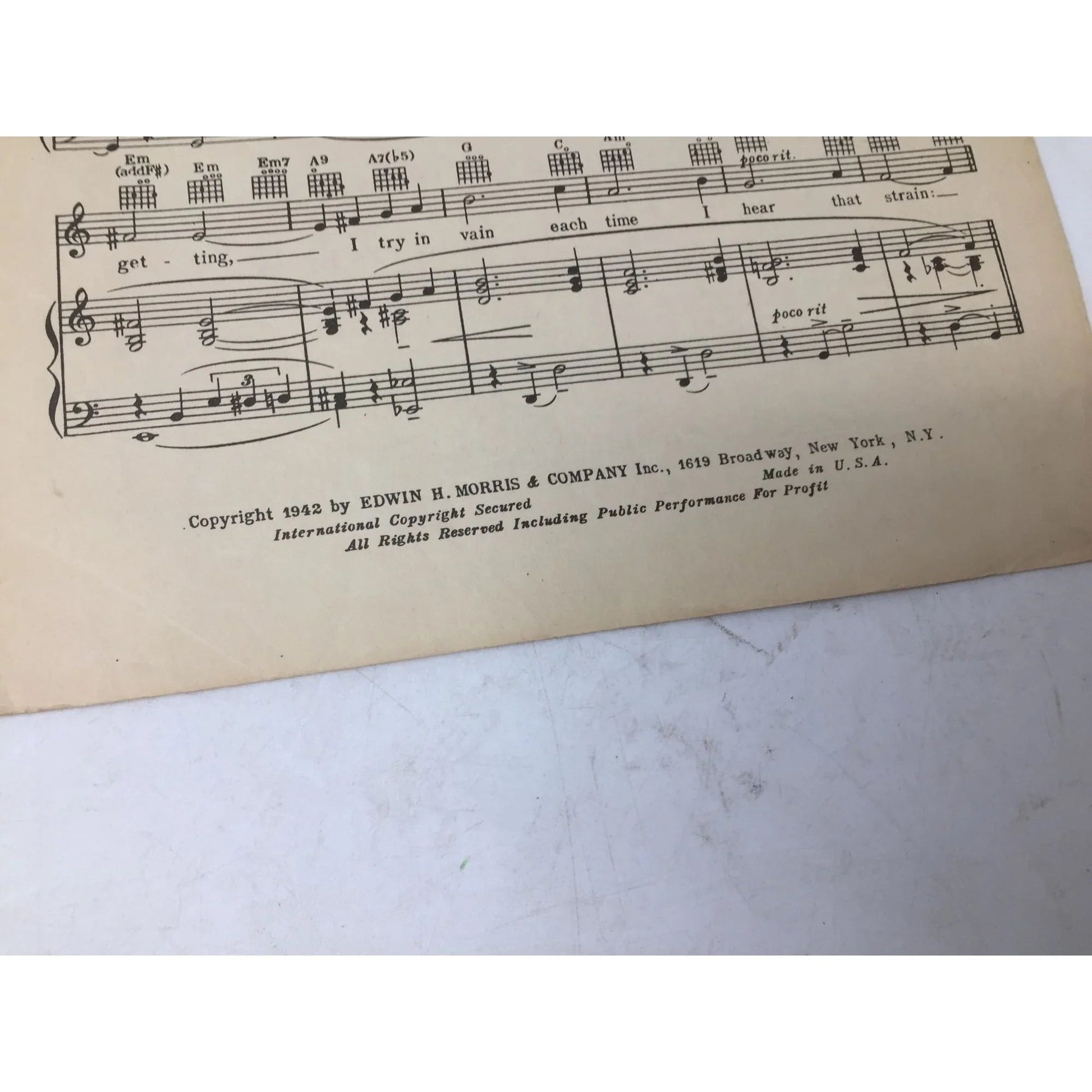 ''I've Heard that Song Before'' Vintage 1942 Sheet music - A+ Stuff - Sheet Music - A+ Stuff