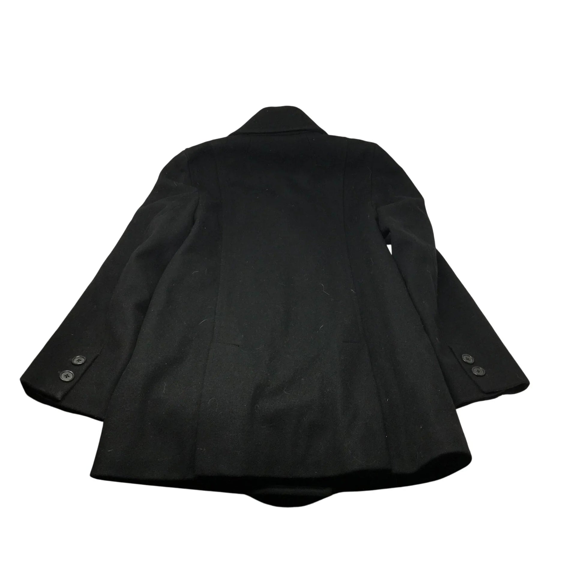 J CREW BLACK BUTTON DOWN PEA COAT WOMENS SIZE MEDIUM - J CREW - Coats & Jackets - A+ Stuff