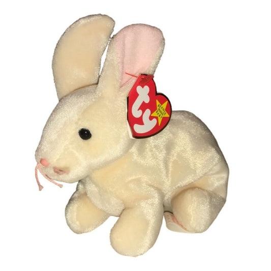 Vintage TY Beanie Baby Nibbler - Rabbit - 1999 - Gasport - no Canada A+ Stuff  A+ Stuff