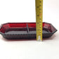 Vintage Avon 1876 Cape Cod Collection Ruby Red Glass Divided Condiment / Relish Dish Avon  A+ Stuff Drinking, Dining & More