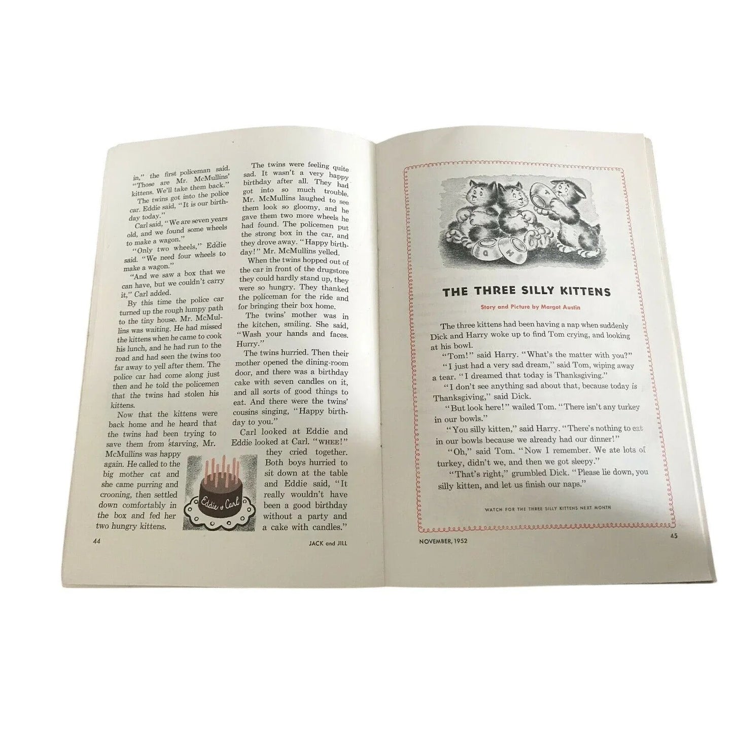 Jack and Jill Children's Magazine - November 1952 Stories, Games and Activities - Jack & Jill - Children's Magazine - A+ Stuff