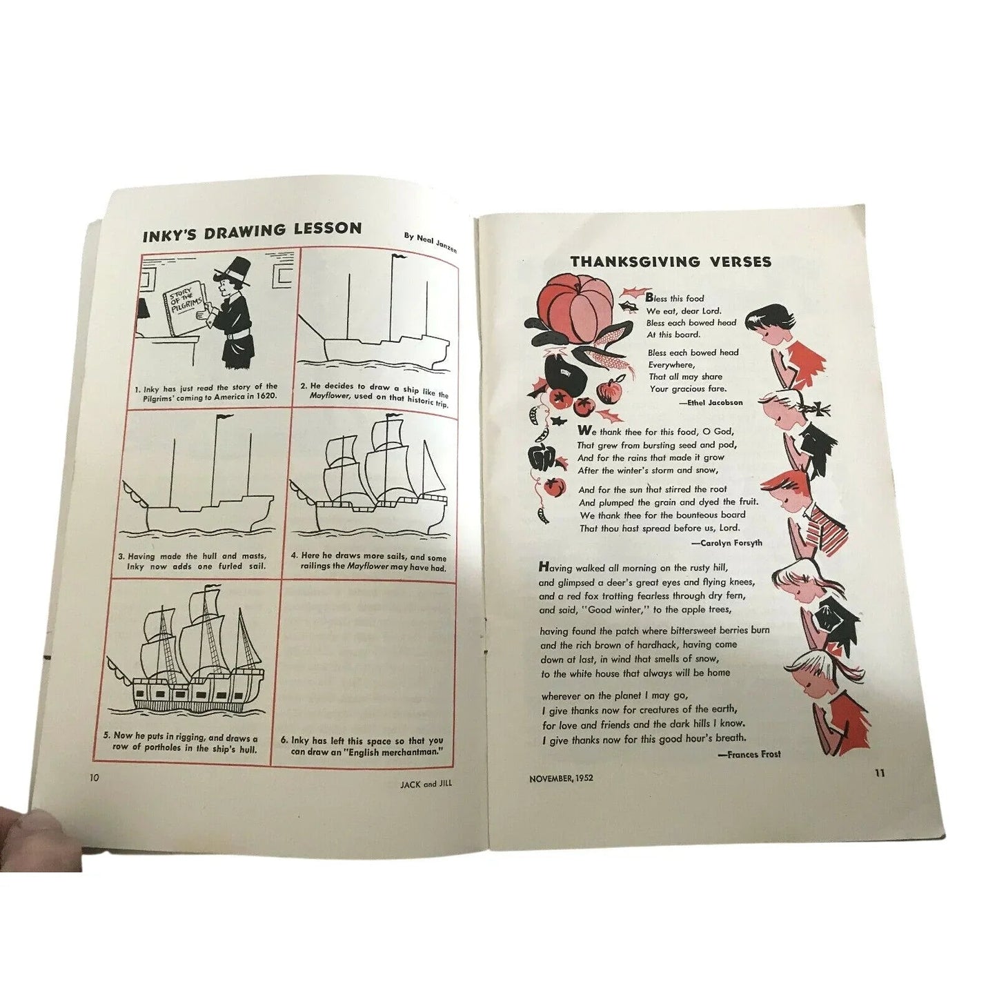 Jack and Jill Children's Magazine - November 1952 Stories, Games and Activities - Jack & Jill - Children's Magazine - A+ Stuff