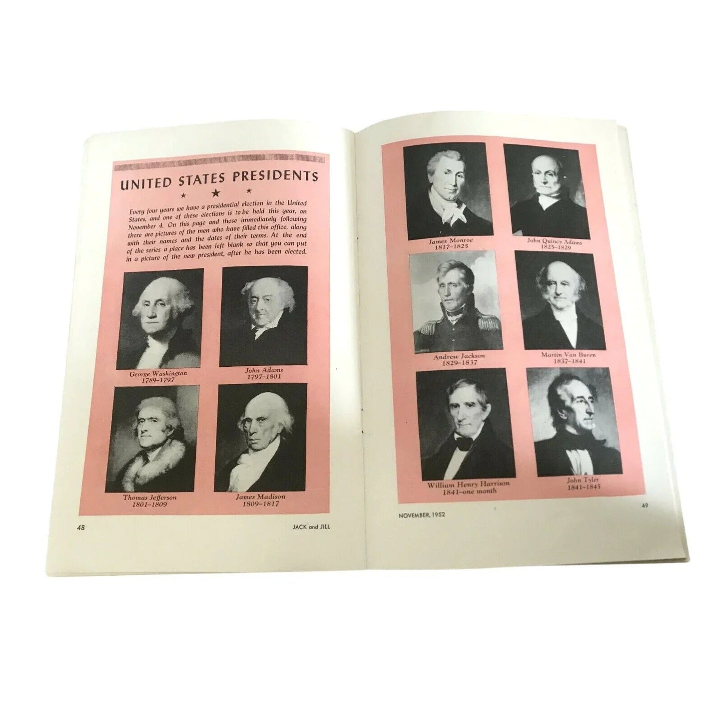 Jack and Jill Children's Magazine - November 1952 Stories, Games and Activities - Jack & Jill - Children's Magazine - A+ Stuff