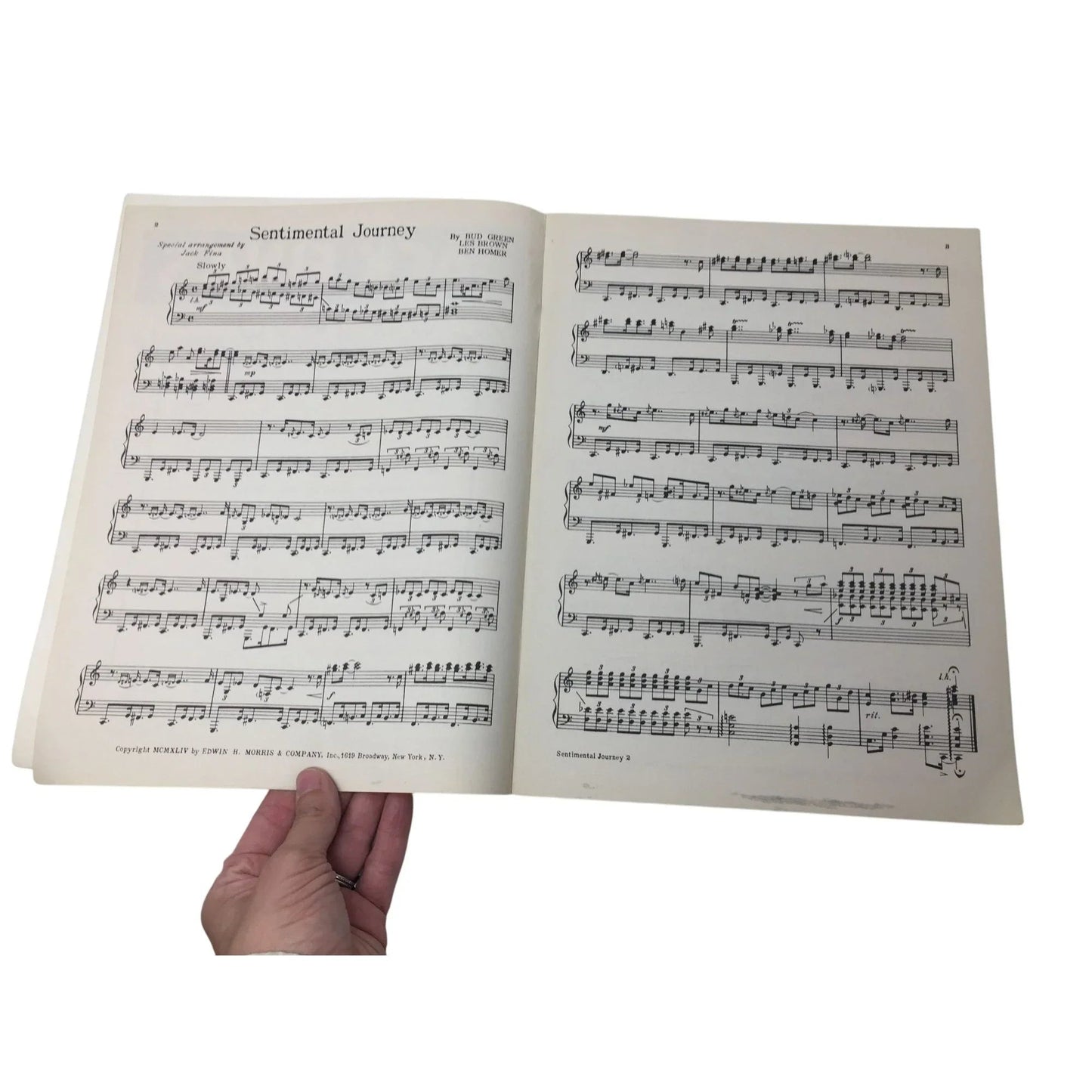 JACK FINA'S Ten Talented Fingers Album of popular music - A+ Stuff - SHEET MUSIC - A+ Stuff