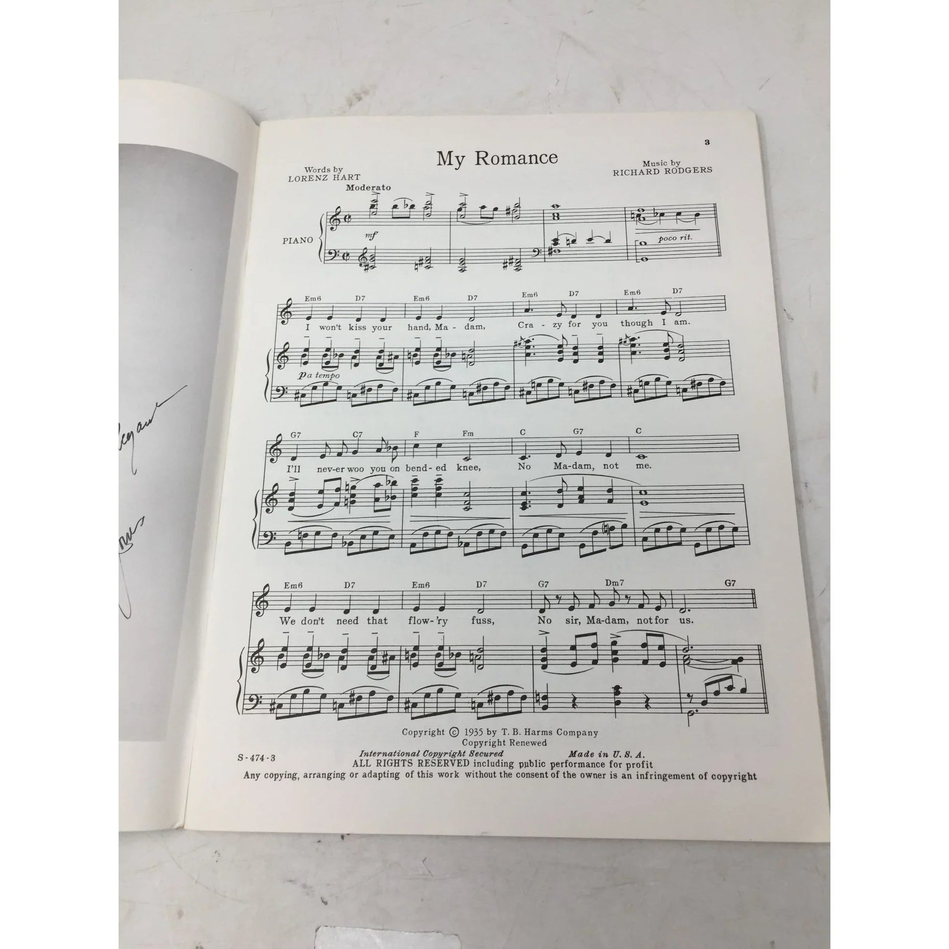 ''JACK JONES SINGS'' Vintage Sheet Music Song Book - A+ Stuff - SHEET MUSIC - A+ Stuff