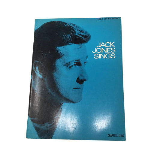''JACK JONES SINGS'' Vintage Sheet Music Song Book - A+ Stuff - SHEET MUSIC - A+ Stuff