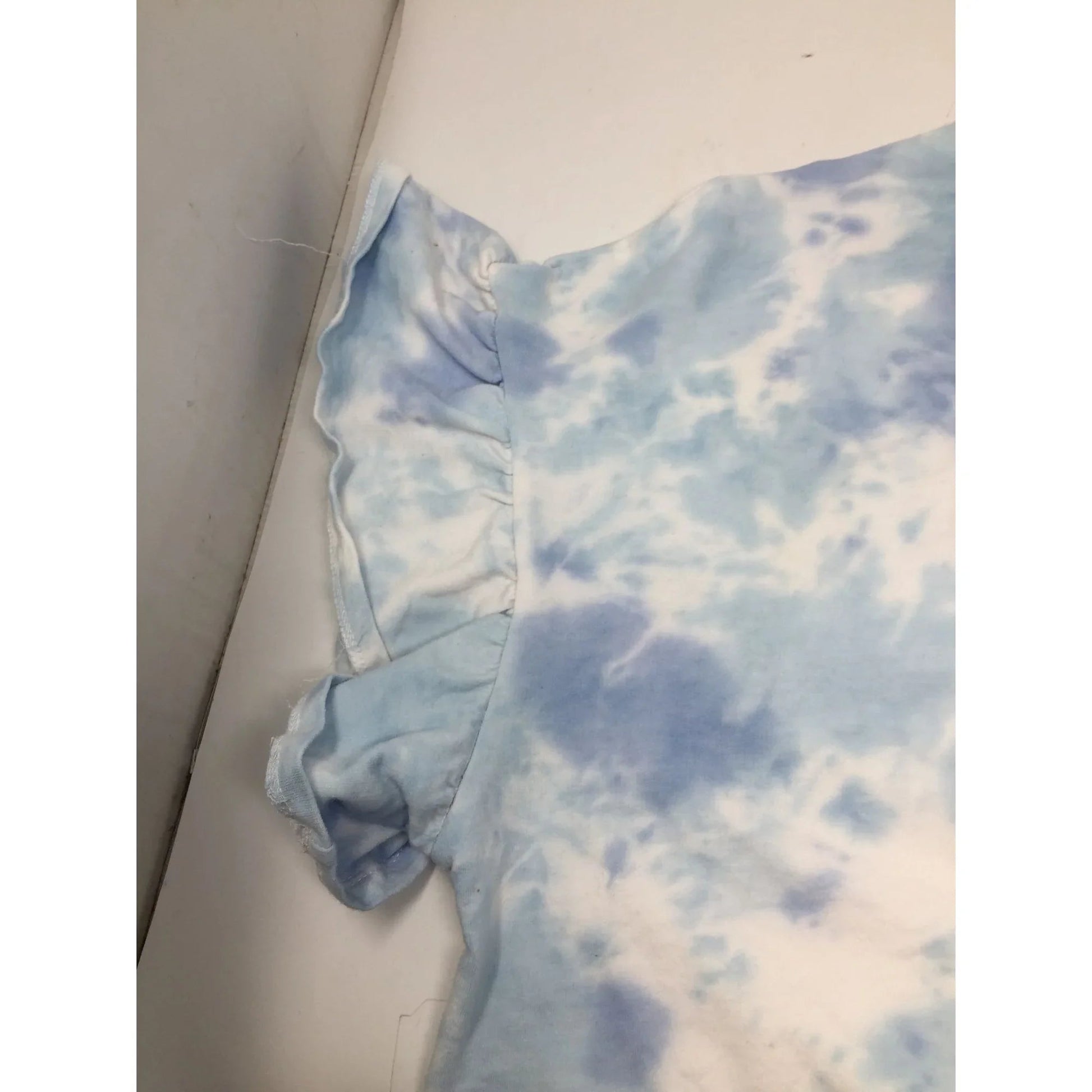 ''Jane and Delaney'' Womens Size 3X Tie Dyed Blue & White Short Sleeve Shirt - jane and Delaney - Shirts & Tops - A+ Stuff
