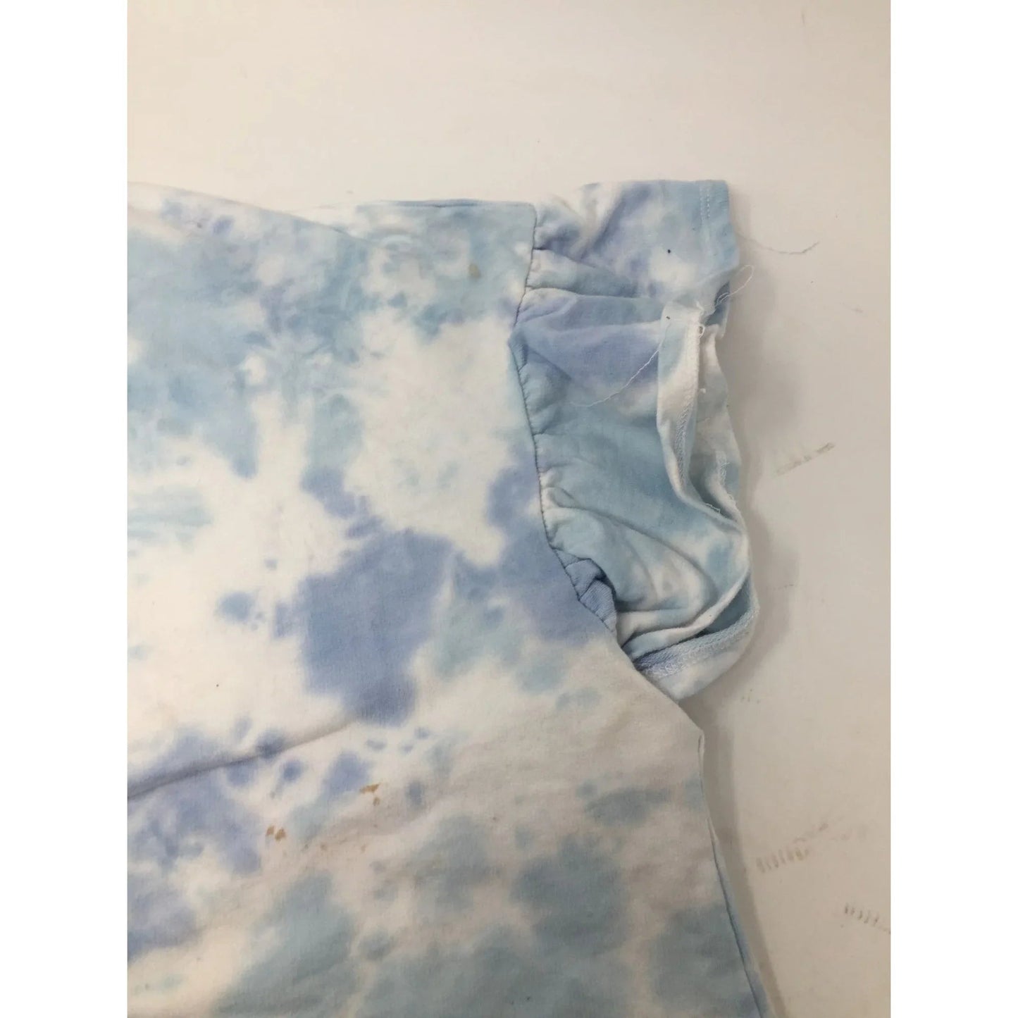 ''Jane and Delaney'' Womens Size 3X Tie Dyed Blue & White Short Sleeve Shirt - jane and Delaney - Shirts & Tops - A+ Stuff