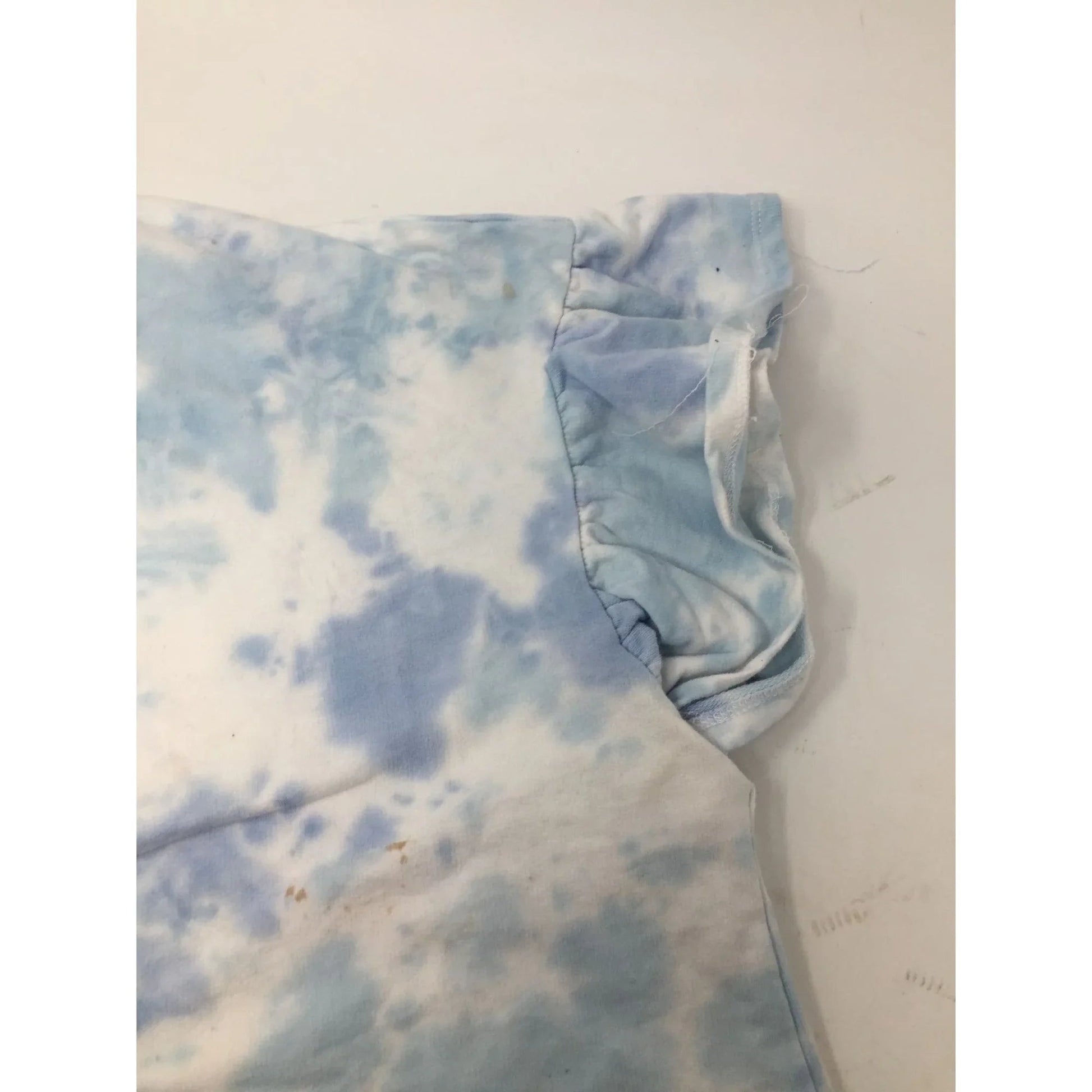 ''Jane and Delaney'' Womens Size 3X Tie Dyed Blue & White Short Sleeve Shirt - jane and Delaney - Shirts & Tops - A+ Stuff