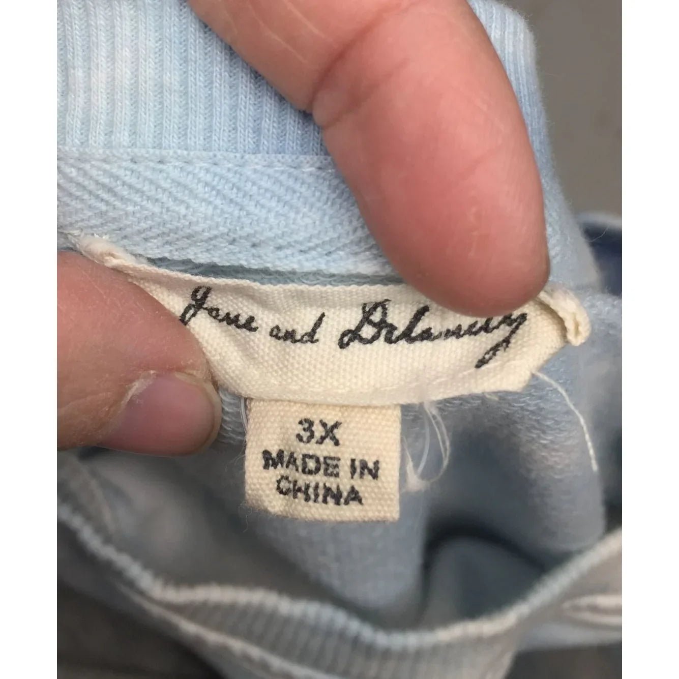 ''Jane and Delaney'' Womens Size 3X Tie Dyed Blue & White Short Sleeve Shirt - jane and Delaney - Shirts & Tops - A+ Stuff