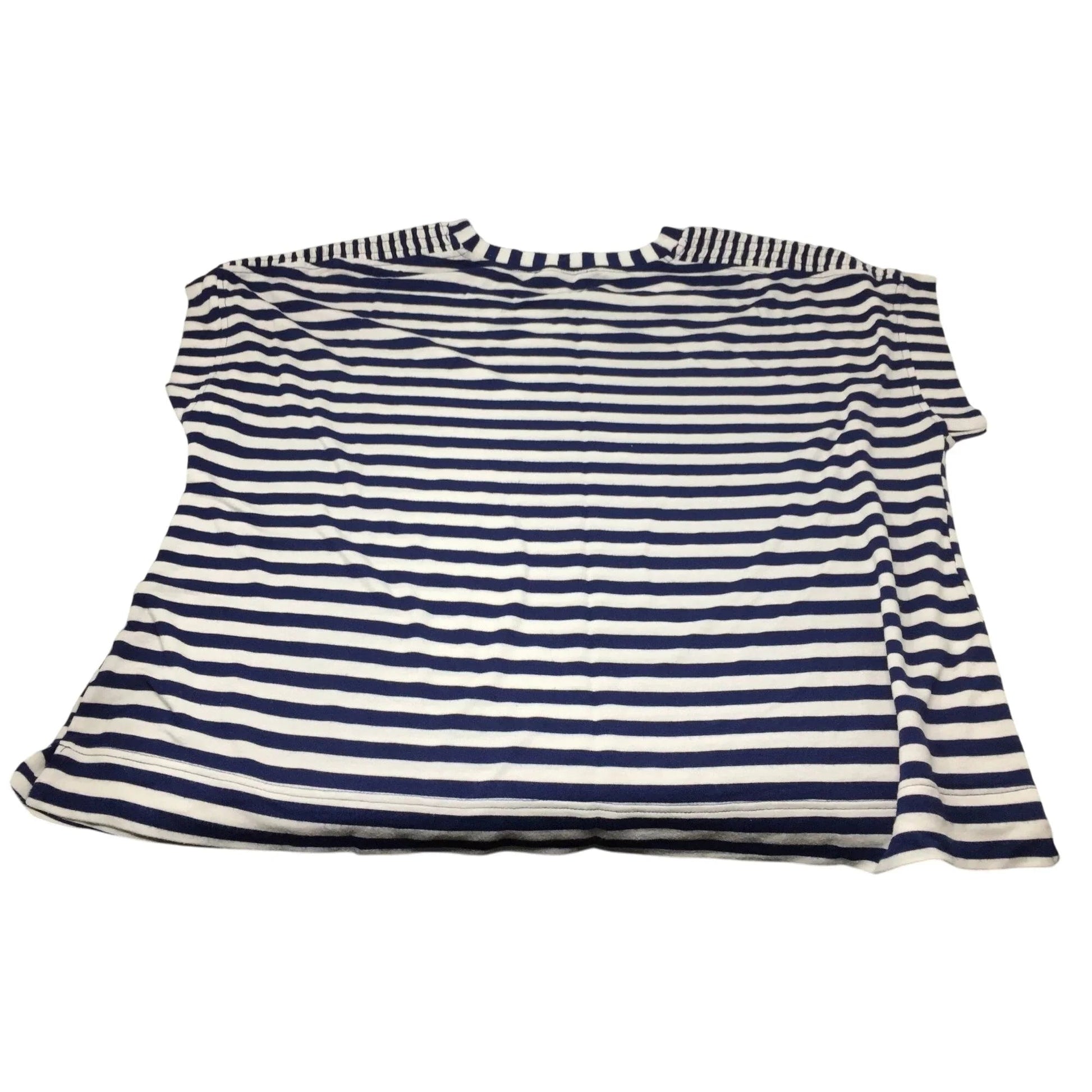 JANE + DELANCE BLUE AND WHITE STRIPED WOMENS SHIRT SIZE 2X - JANE + DELANCE - Shirts & Tops - A+ Stuff