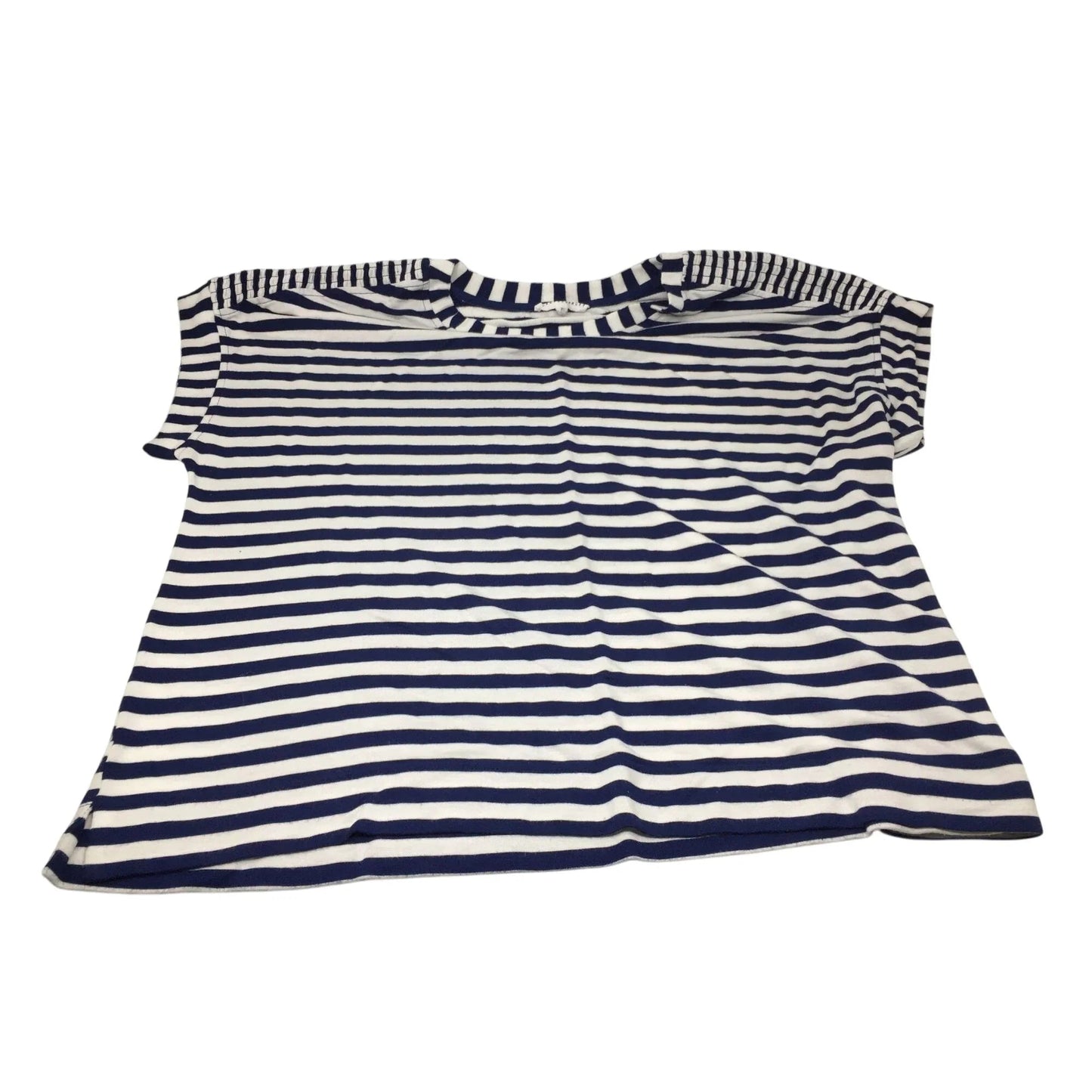 JANE + DELANCE BLUE AND WHITE STRIPED WOMENS SHIRT SIZE 2X - JANE + DELANCE - Shirts & Tops - A+ Stuff