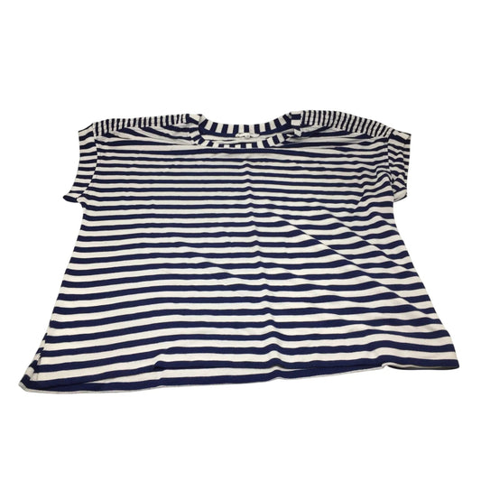 JANE + DELANCE BLUE AND WHITE STRIPED WOMENS SHIRT SIZE 2X - JANE + DELANCE - Shirts & Tops - A+ Stuff