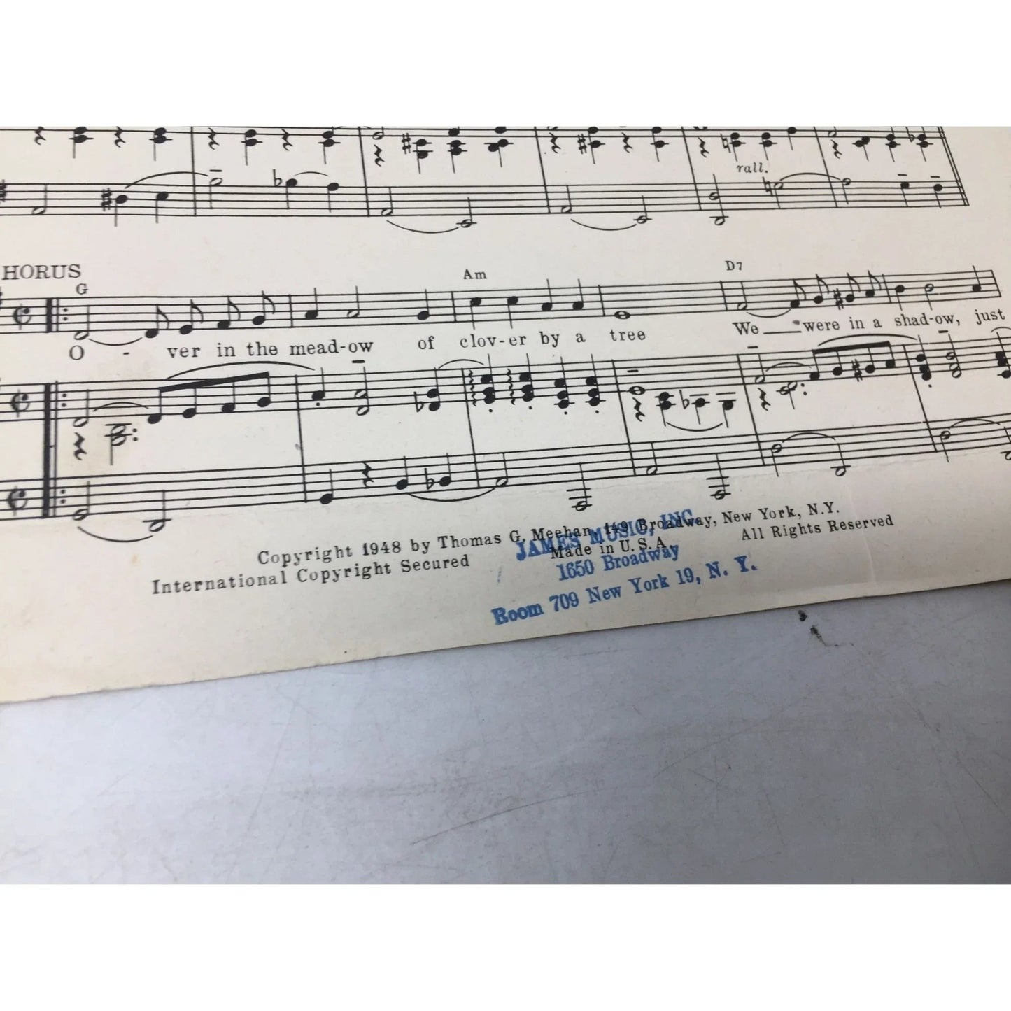 ''Janie and Me'' Vintage Sheet Music - A+ Stuff - sheet music - A+ Stuff