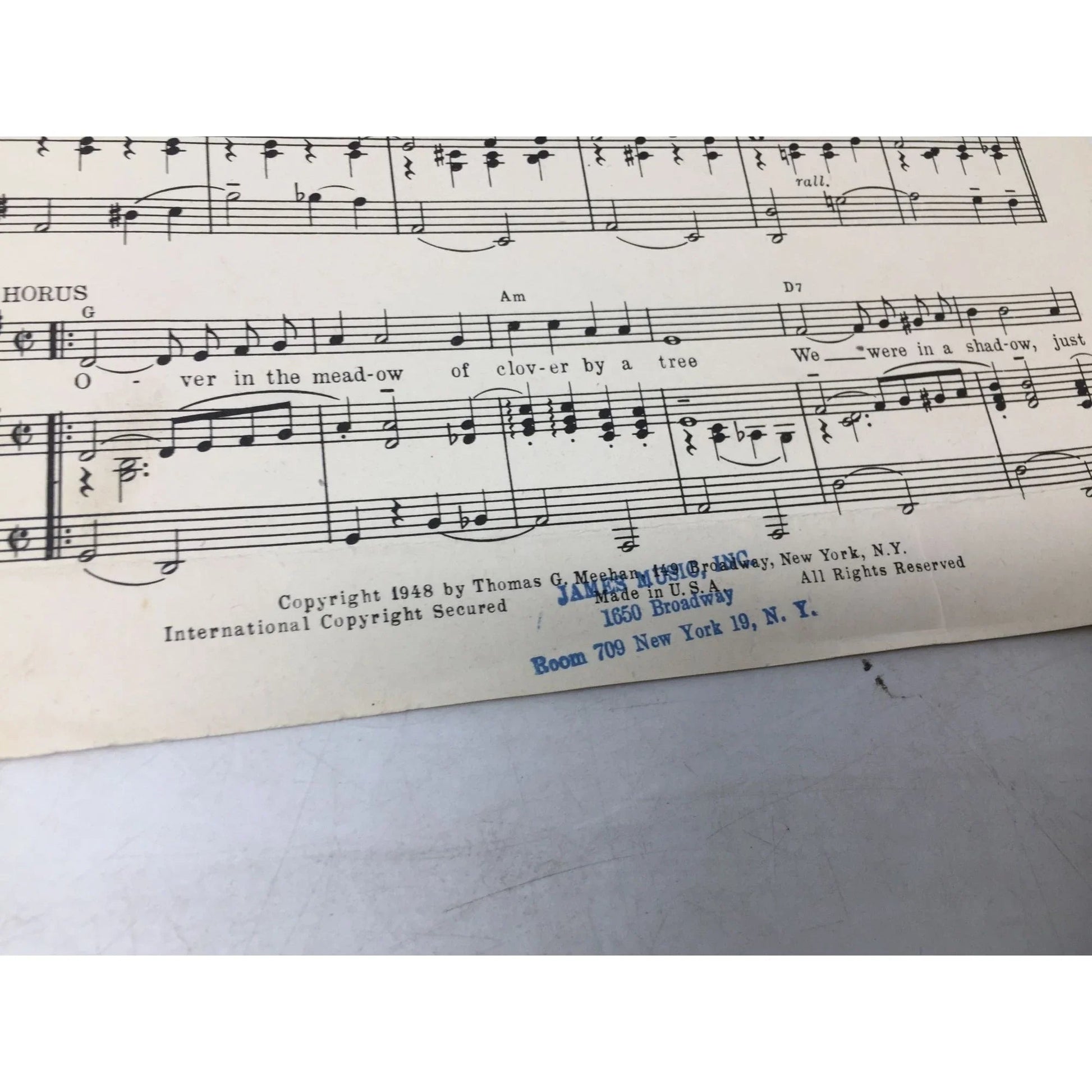''Janie and Me'' Vintage Sheet Music - A+ Stuff - sheet music - A+ Stuff