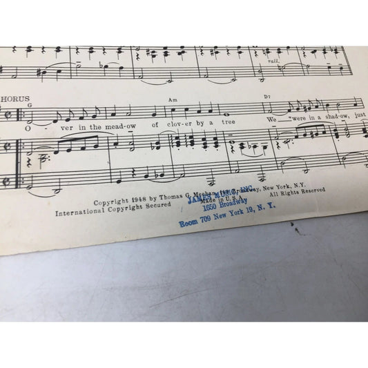 ''Janie and Me'' Vintage Sheet Music - A+ Stuff - sheet music - A+ Stuff