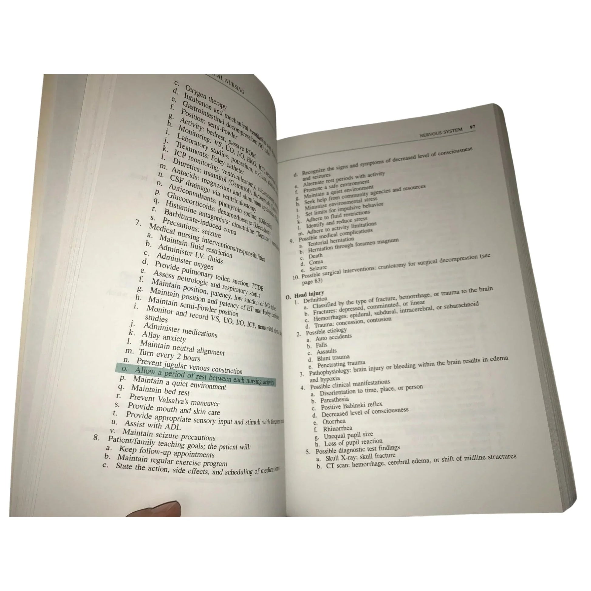 Medical Surgical Nursing A Study & Learning Tool (Springhouse Notes) Book - A+ Stuff