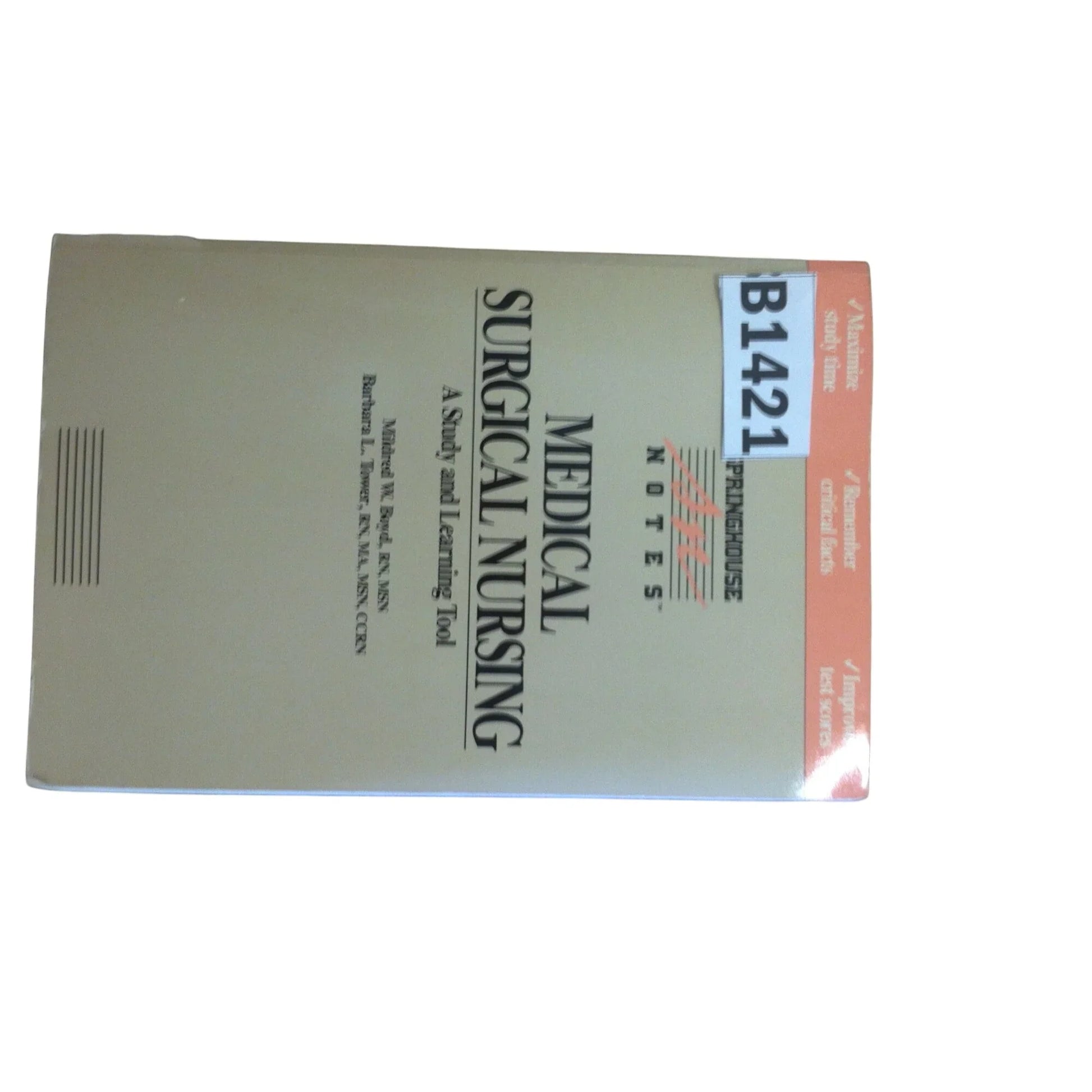 Medical Surgical Nursing A Study & Learning Tool (Springhouse Notes) Book - A+ Stuff