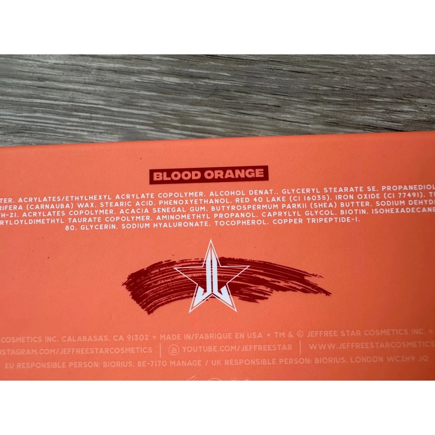 Jeffree Star Cosmetics - F*CK PROOF MASCARA BLOOD ORANGE - A+ Stuff