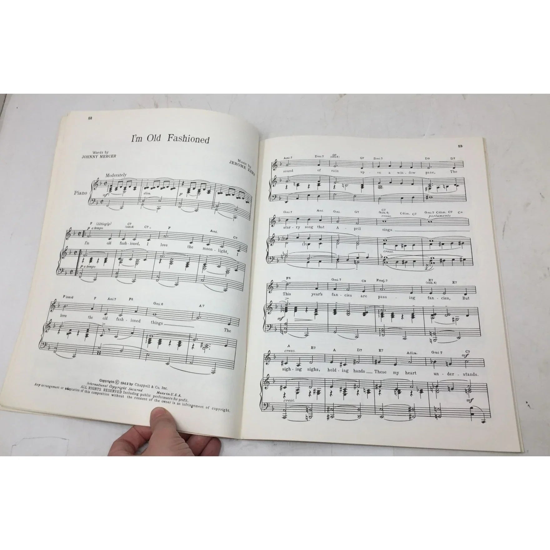 Jerome Kern Songs Vol. 3 T. B. Harms Company Vintage Sheet Music - A+ Stuff - Sheet Music - A+ Stuff