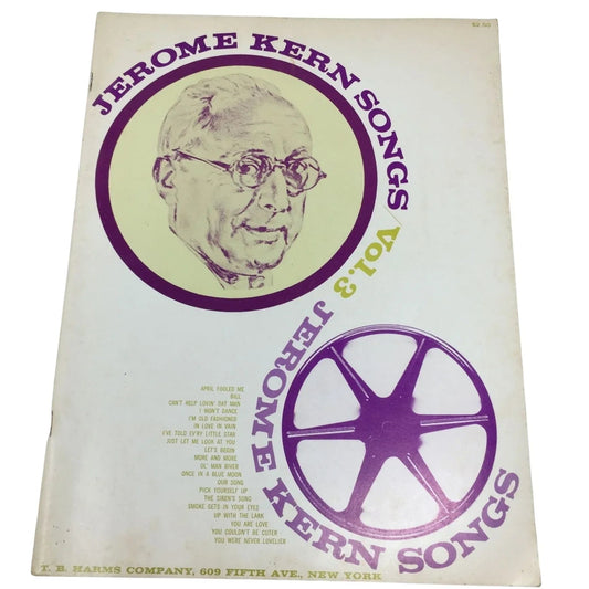 Jerome Kern Songs Vol. 3 T. B. Harms Company Vintage Sheet Music - A+ Stuff - Sheet Music - A+ Stuff