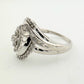 Marquise Cut Diamond Extravagana Ring Baguette & Prong set Natural Diamonds Size 9