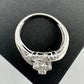 Marquise Cut Diamond Extravagana Ring Baguette & Prong set Natural Diamonds Size 9