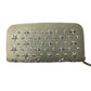Jimmy Choo Beige / Gray Star Studded Zip Around Long Wallet - Jimmy Choo - Wallet - A+ Stuff