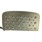 Jimmy Choo Beige / Gray Star Studded Zip Around Long Wallet - Jimmy Choo - Wallet - A+ Stuff