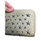 Jimmy Choo Beige / Gray Star Studded Zip Around Long Wallet - Jimmy Choo - Wallet - A+ Stuff