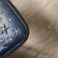 Jimmy Choo Blue Star Studded Long Wallet - A+ Stuff