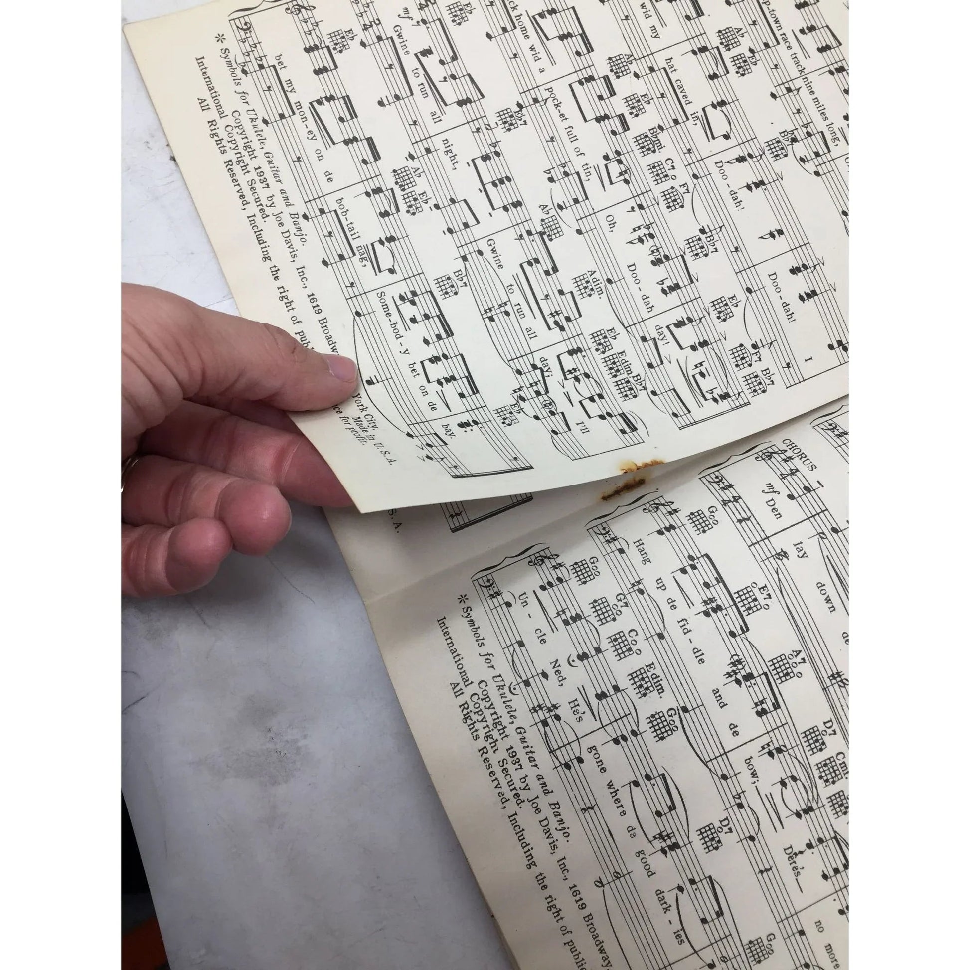 Joe Davis' Folio of Stephen C Foster's Famous Songs - A+ Stuff - SHEET MUSIC - A+ Stuff