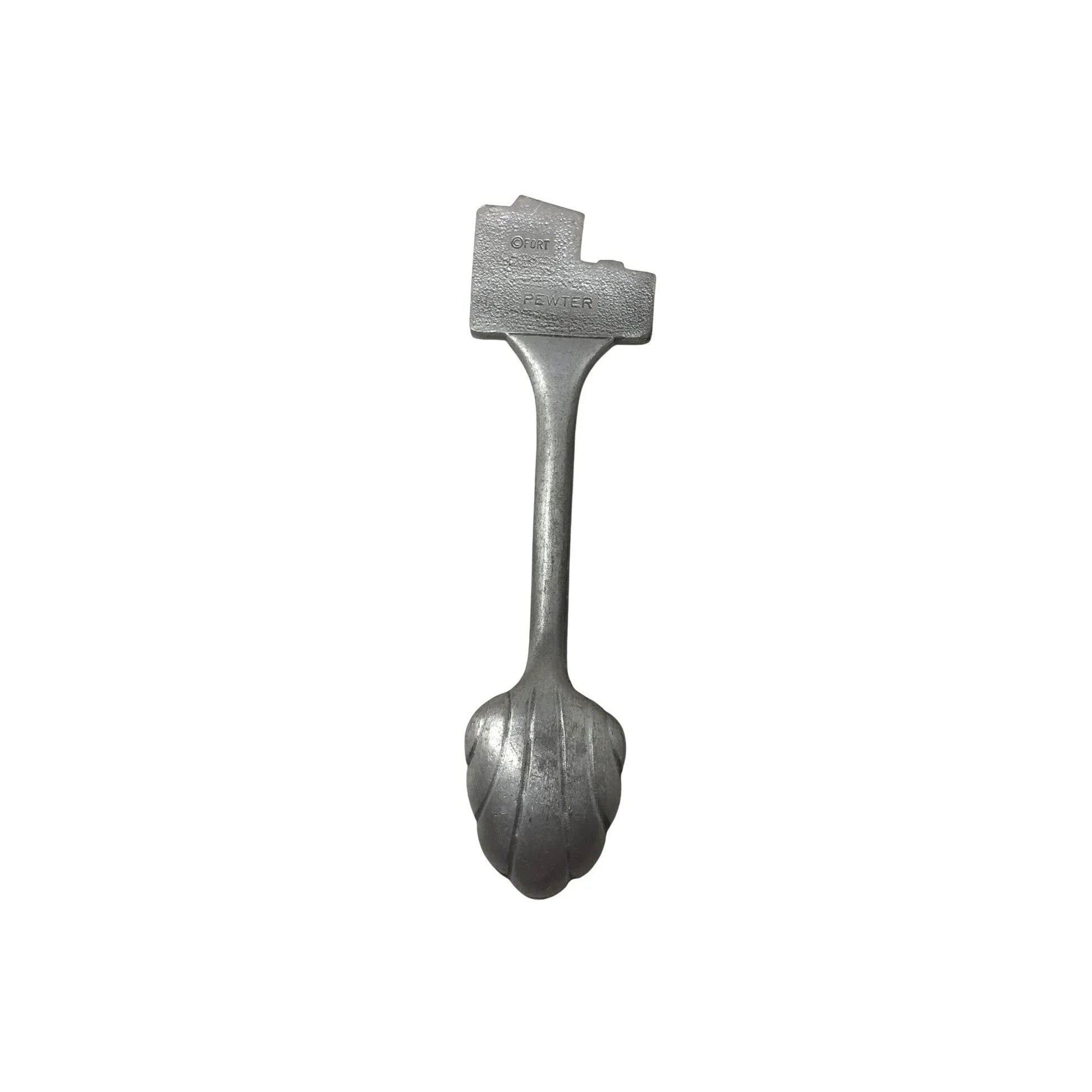 John F. Kennedy Library Pewter Souvenir Spoon - Unbranded - A+ Stuff