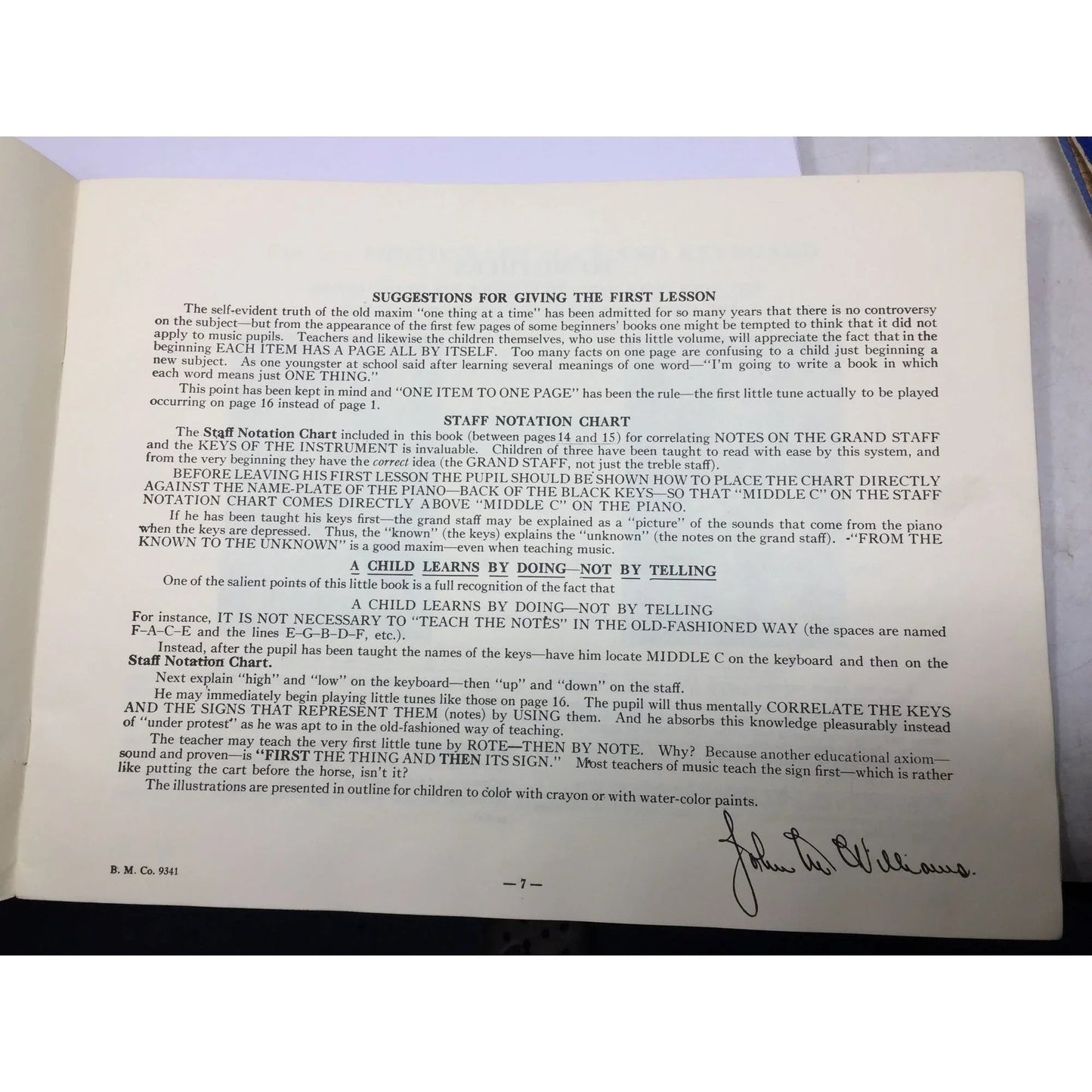 ''John M Williams and Shaylor Turners Very First Piano Book'' - A+ Stuff - SHEET MUSIC - A+ Stuff