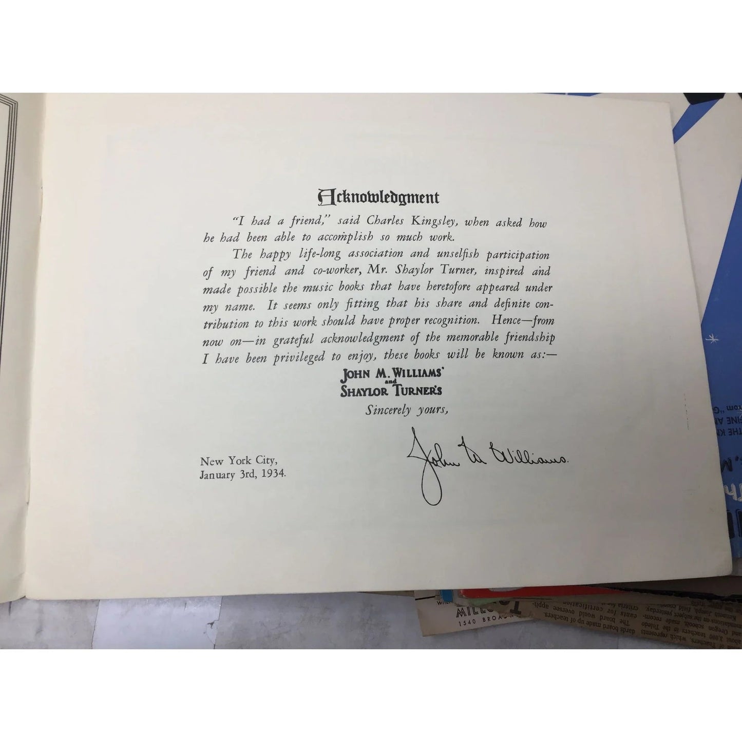 ''John M Williams and Shaylor Turners Very First Piano Book'' - A+ Stuff - SHEET MUSIC - A+ Stuff