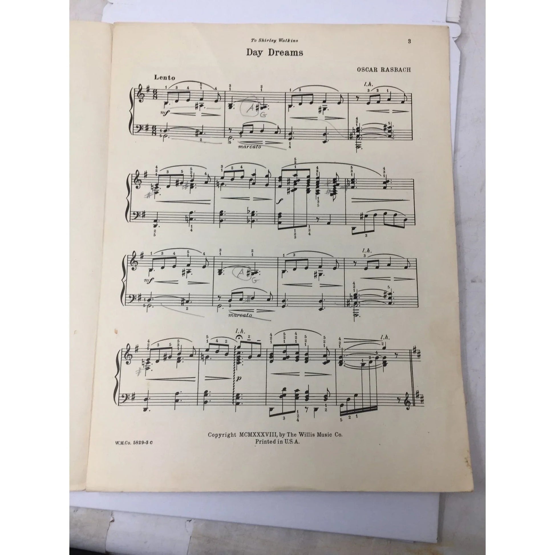 John Thompson's Students Series for the Piano ''Day Dreams'' - A+ Stuff - SHEET MUSIC - A+ Stuff