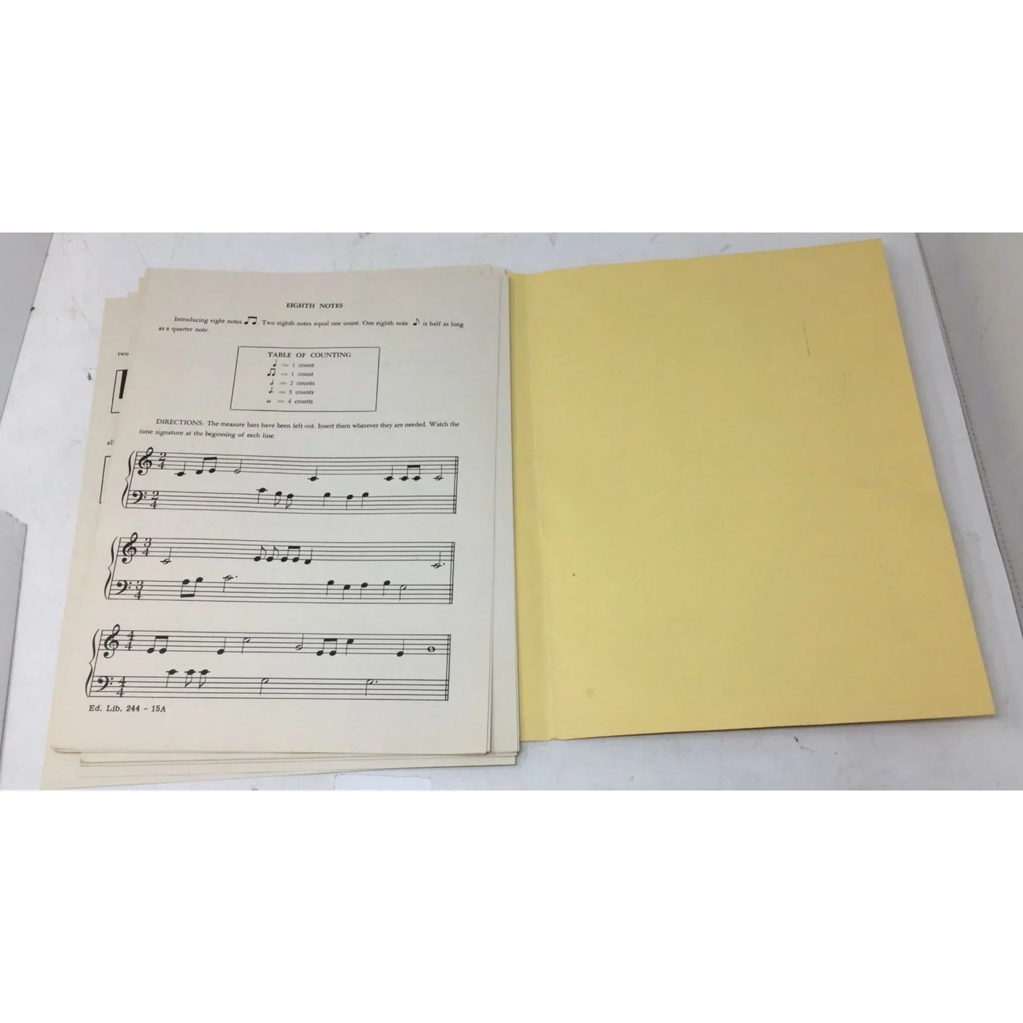 John W Schaum Theory Lessons in loose leaf form - A+ Stuff - Books - A+ Stuff