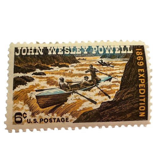 JOHN WESLEY POWELL 1869 EXPEDITION 6 CENT POSTAGE STAMP - A+ Stuff - Stamp - A+ Stuff