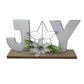 ''JOY'' Christmas Holiday Shelf Decoration/Sign - A+ Stuff - Seasonal & Holiday Decorations - A+ Stuff
