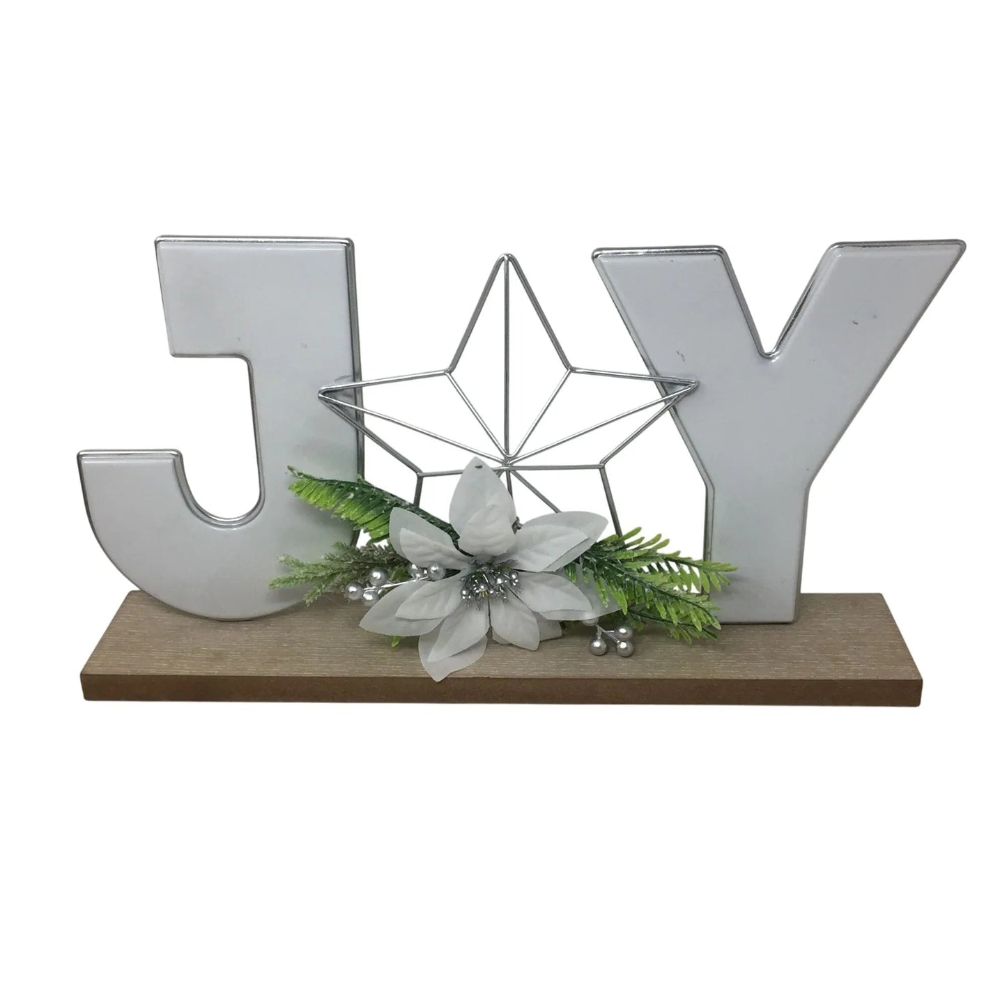 ''JOY'' Christmas Holiday Shelf Decoration/Sign - A+ Stuff - Seasonal & Holiday Decorations - A+ Stuff