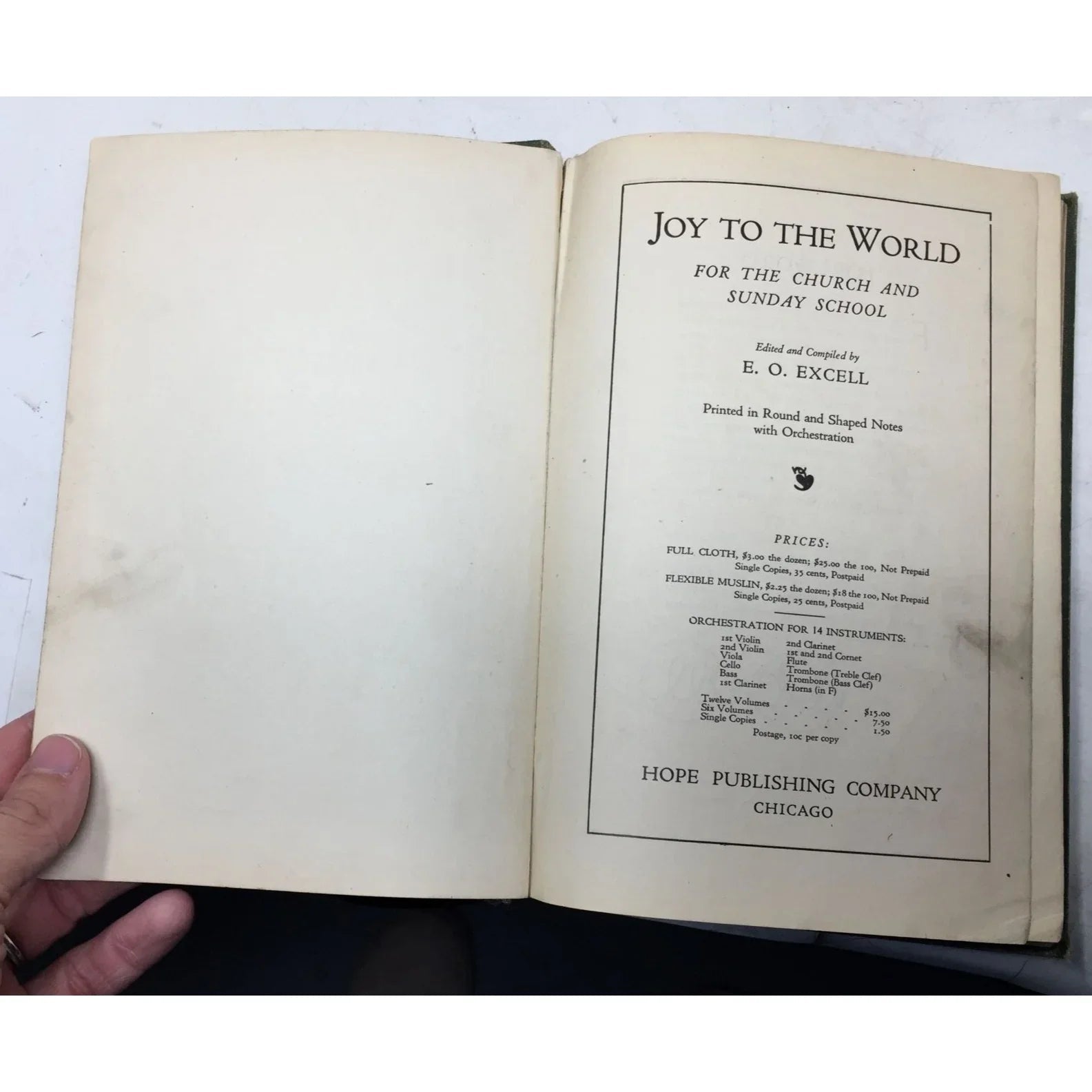 Joy to The World For The Church and Sunday School Hardcover Book - A+ Stuff - Books - A+ Stuff