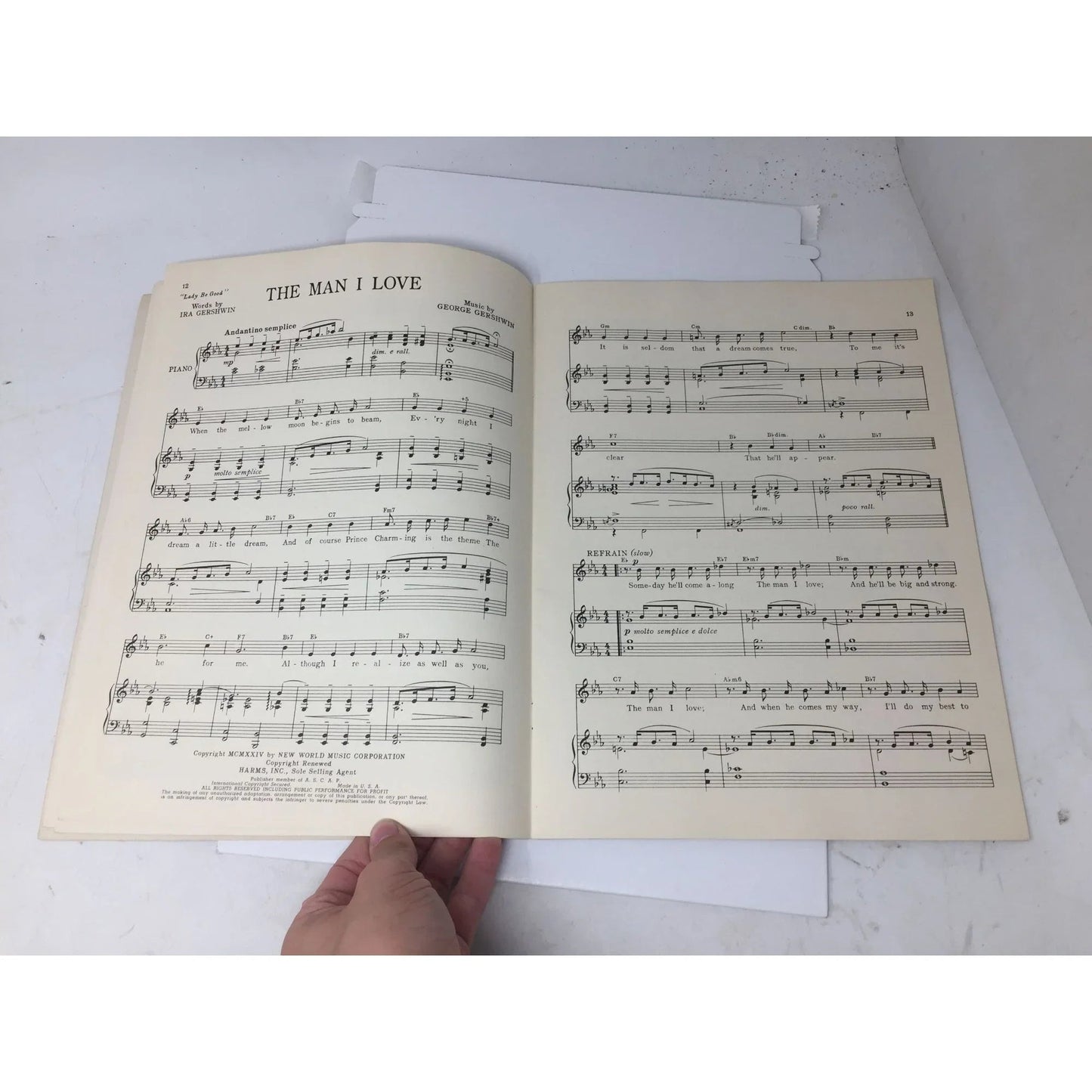 Judy Garland Album of George and Ira Gershwin Song Hits - A+ Stuff - SHEET MUSIC - A+ Stuff