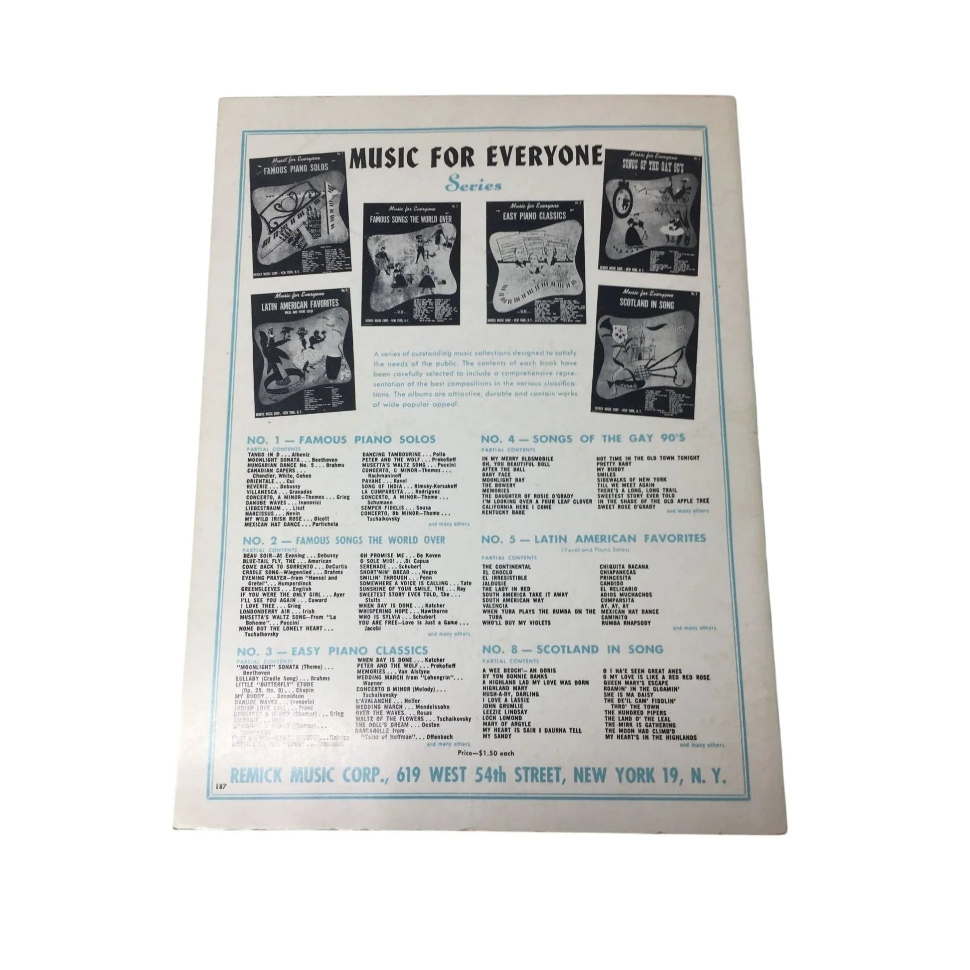 Judy Garland Album of George and Ira Gershwin Song Hits - A+ Stuff - SHEET MUSIC - A+ Stuff