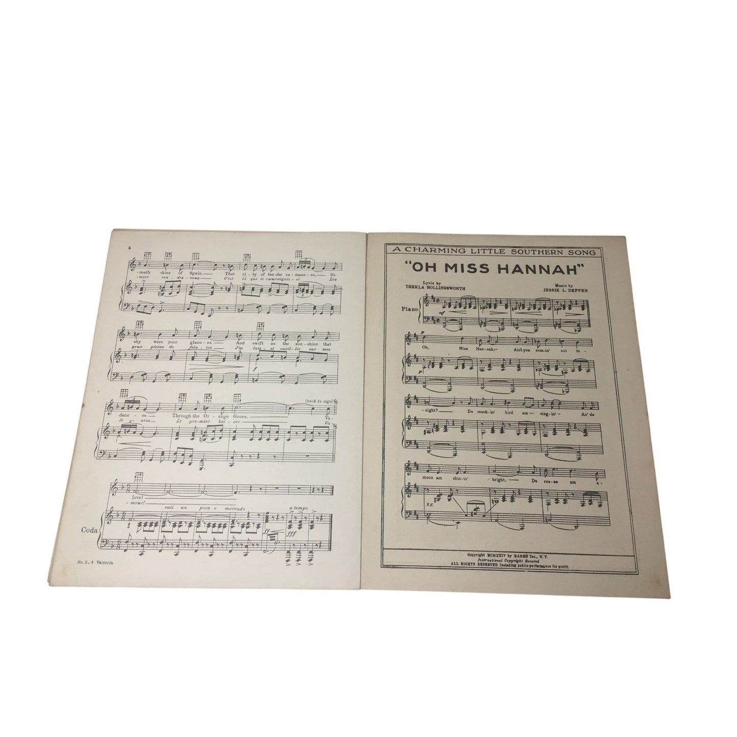 "Valencia (A Song of Spain)" sheet music A+ Stuff  A+ Stuff SHEET MUSIC