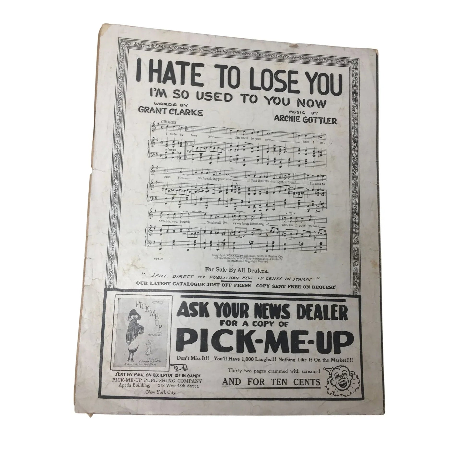 ''Just A Baby's Prayer at Twilight (For Her Daddy Over There)'' - A+ Stuff - SHEET MUSIC - A+ Stuff
