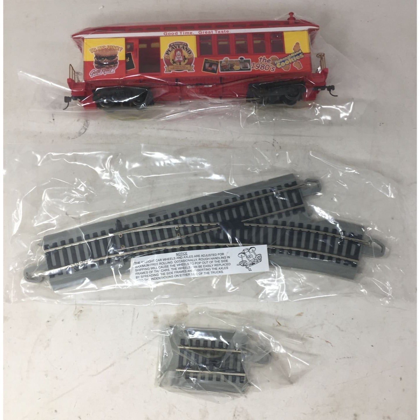Vintage Hawthorne Village McDonalds Train Set Collection (4 sets together)