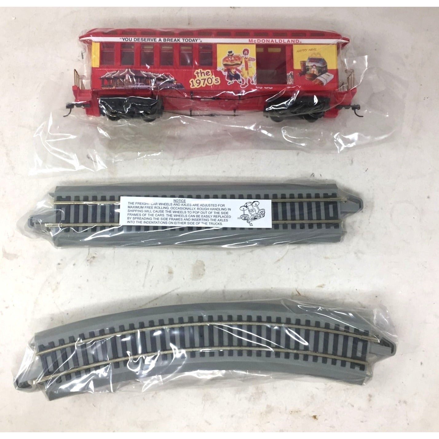Vintage Hawthorne Village McDonalds Train Set Collection (4 sets together)