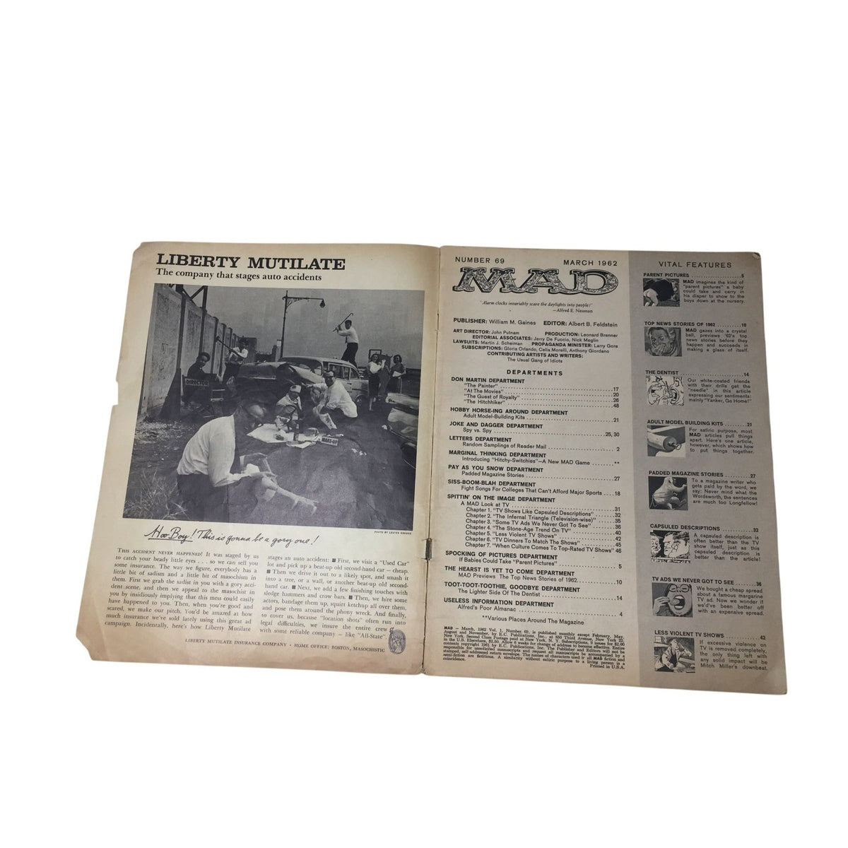 MAD Magazine No. 69 E.C. Publications  A+ Stuff Magazines