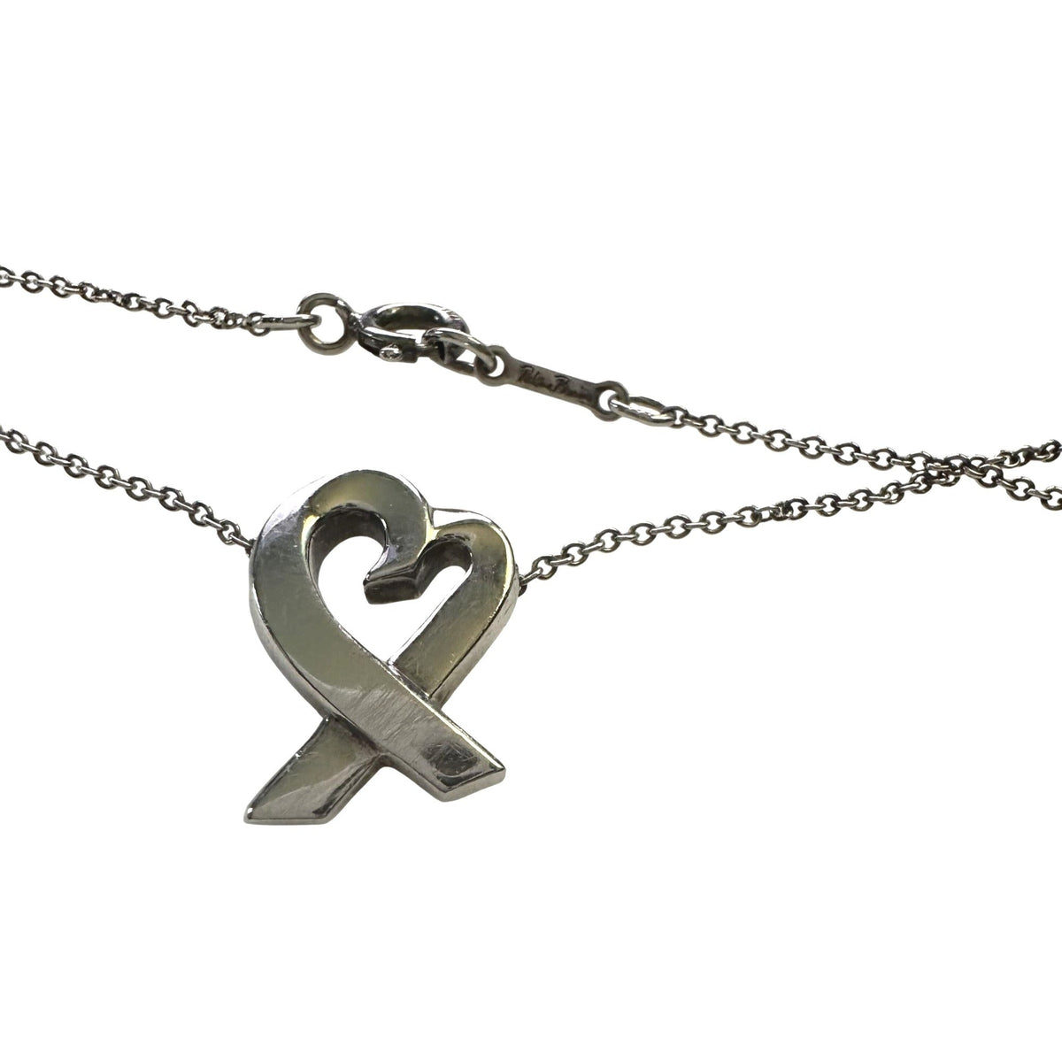 Tiffany and Co Paloma Picasso Small Loving Heart Necklace with Dust Bag Tiffany & Co  A+ Stuff Pendant with Necklace